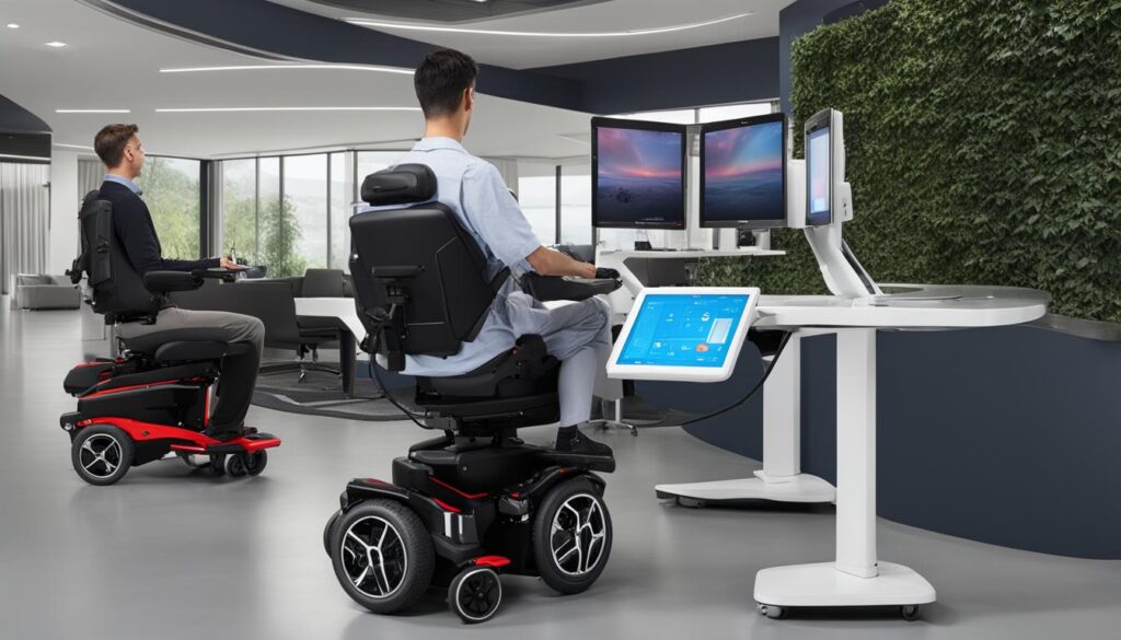 站立輪椅的操作介面設計