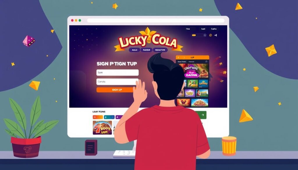 How to register at Lucky Cola Casino