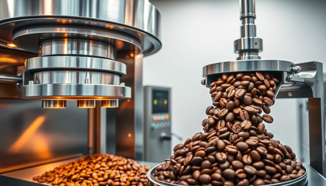 packaging of coffee beans